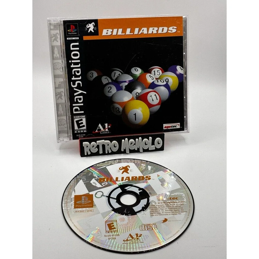 Billiards (Sony PlayStation 1) PS1 Complete CIB